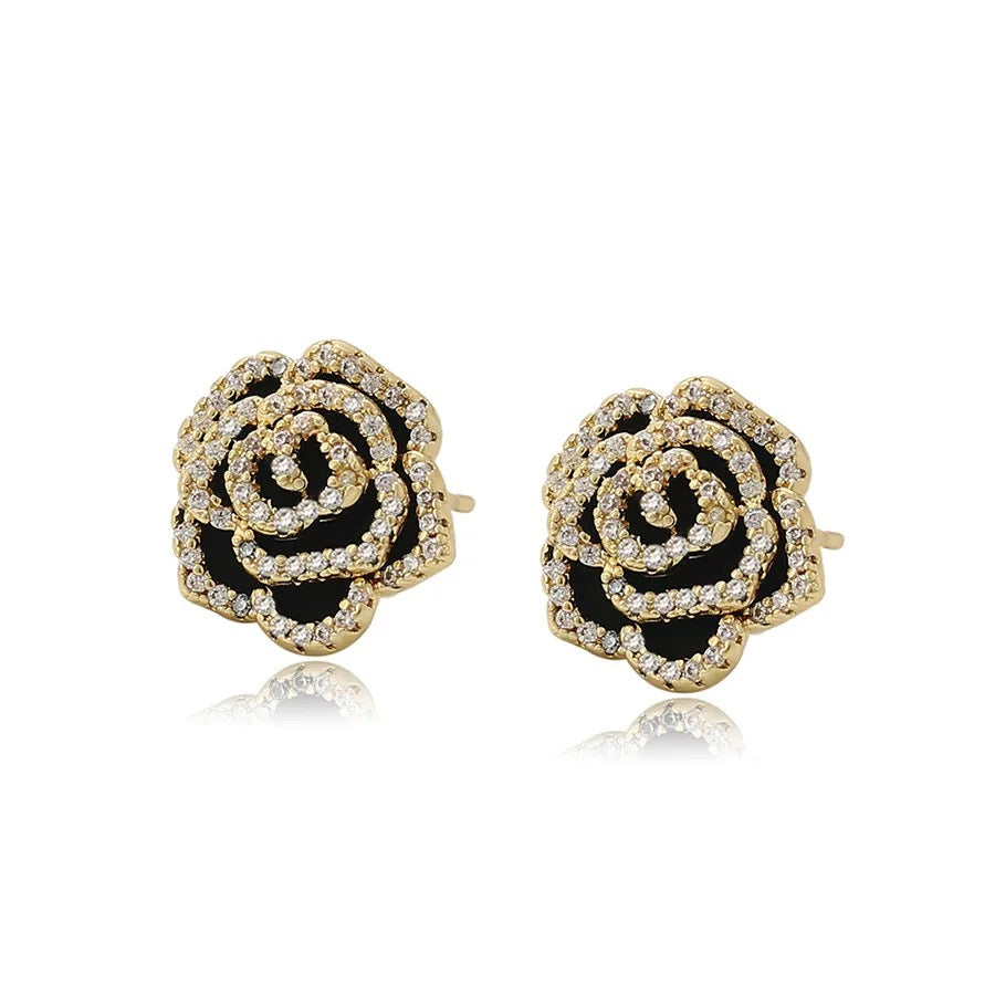 Rose F&B Dangler Earrings