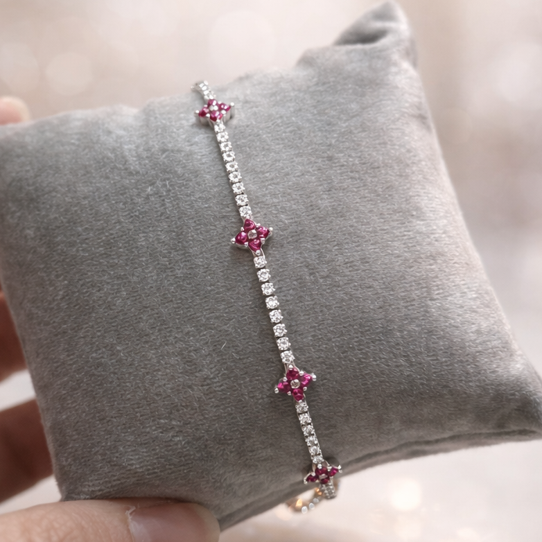 Fancy Tennis Luxe Bracelets-6 Options