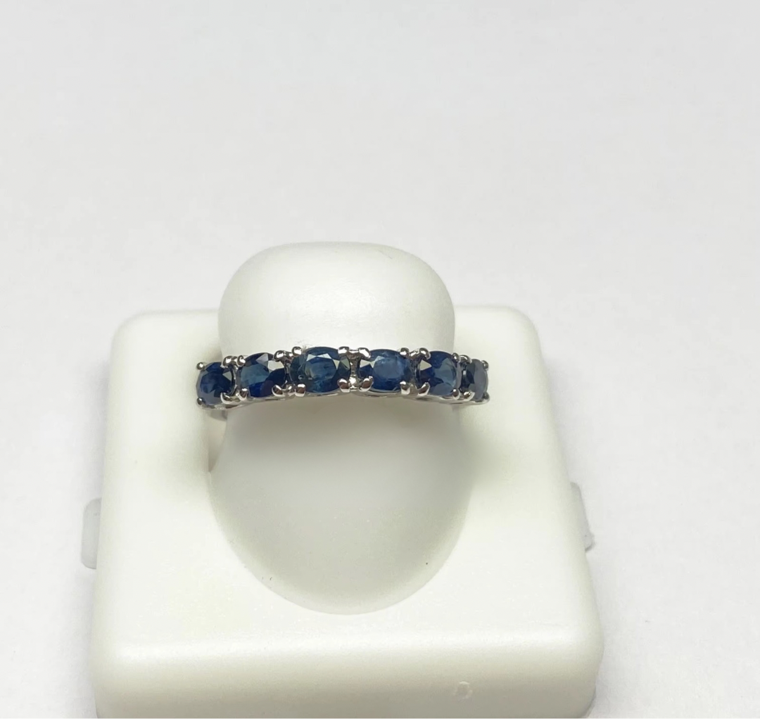 Royal Blue Infinity Band Ring