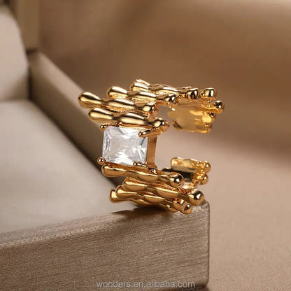 Classic Melting Ring - Gold