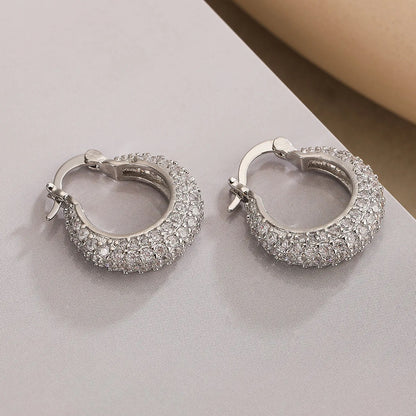 Studded Round Bali Earrings