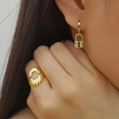 Small Sunrise Ring - Gold