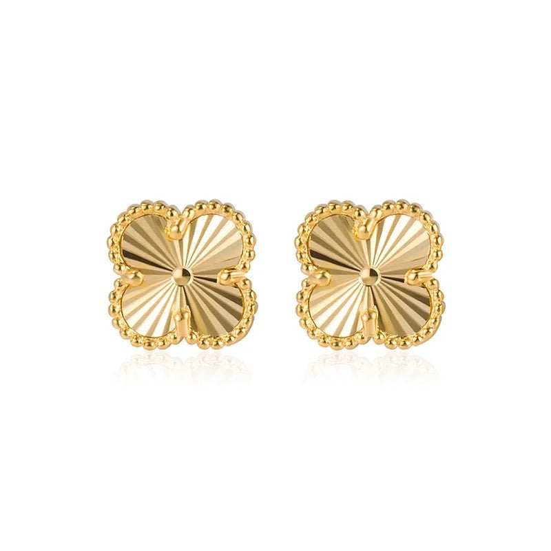 Clover Gold Studs