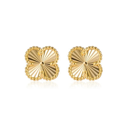 Clover Gold Studs