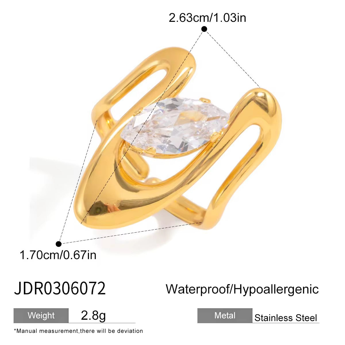 Molten Solitaire Series Rings