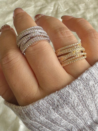 Layered Gazala Ring