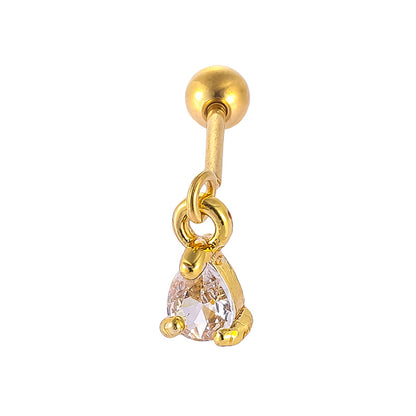 Helix Flat Back Earring-Gold & Silver Options (Single pc)