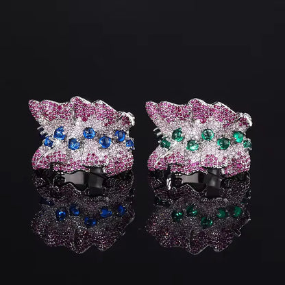 Luxurious Ripple Stone Ring