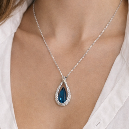 Blue Stone Necklace
