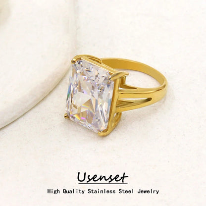 Solitaire SS Ring - Gold