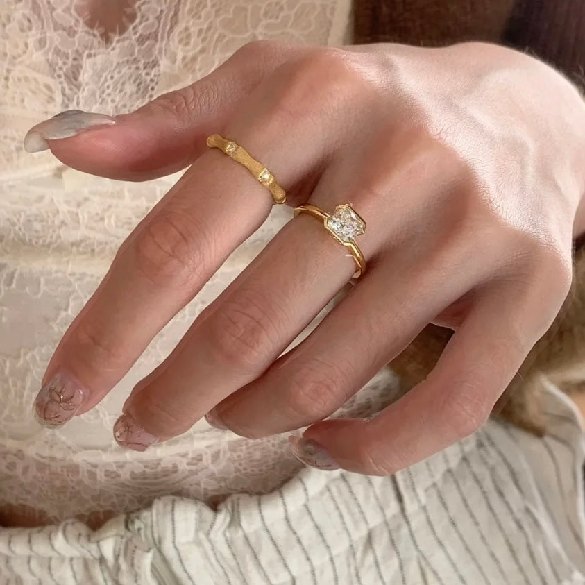 Solitaire SS Rings- 2 Styles