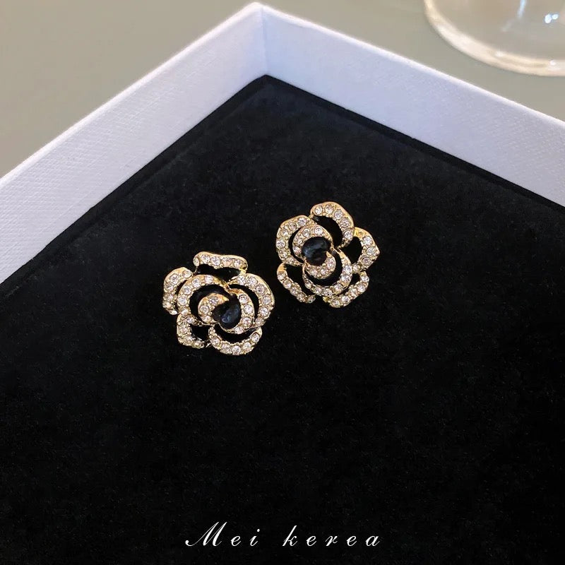Rose F&B Dangler Earrings