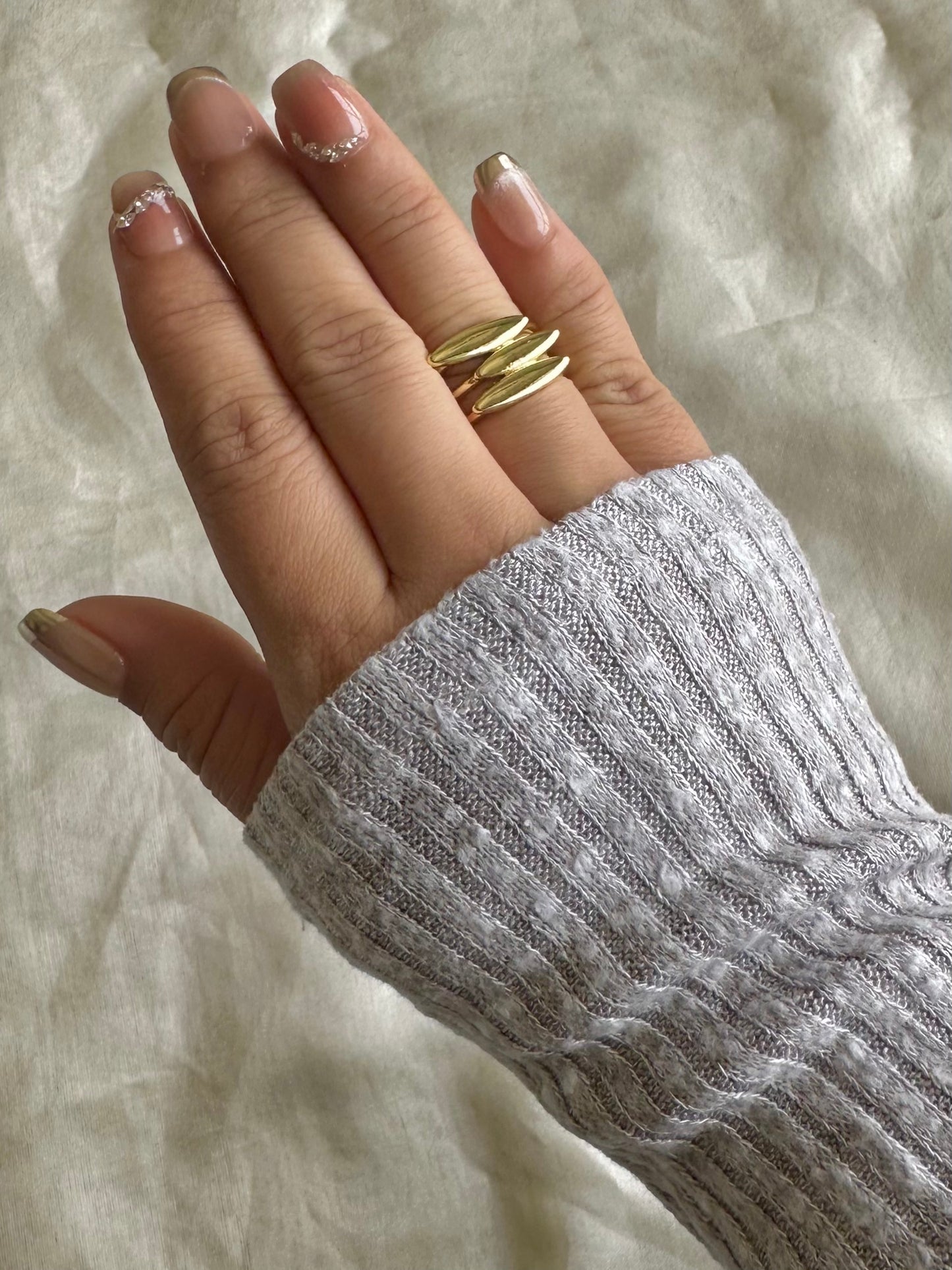 Three Stack Gold Ring