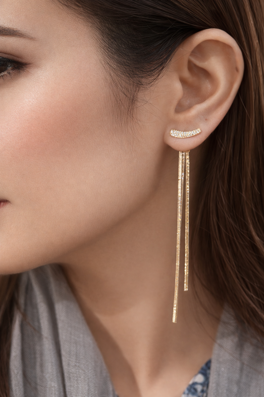 Front & Back Dangler/Stud Earrings-5 Designs
