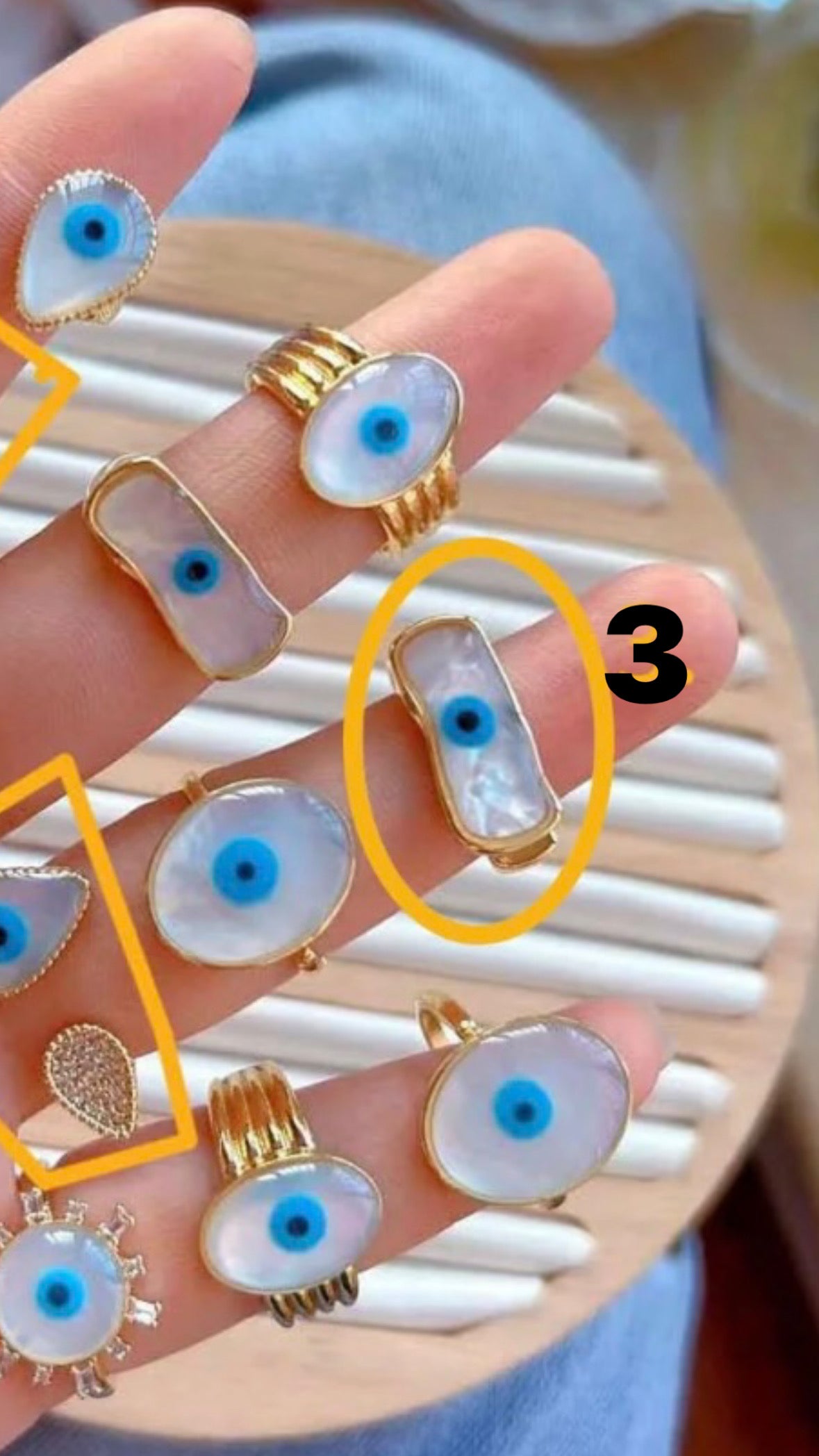 Evil Eye High Quality Rings