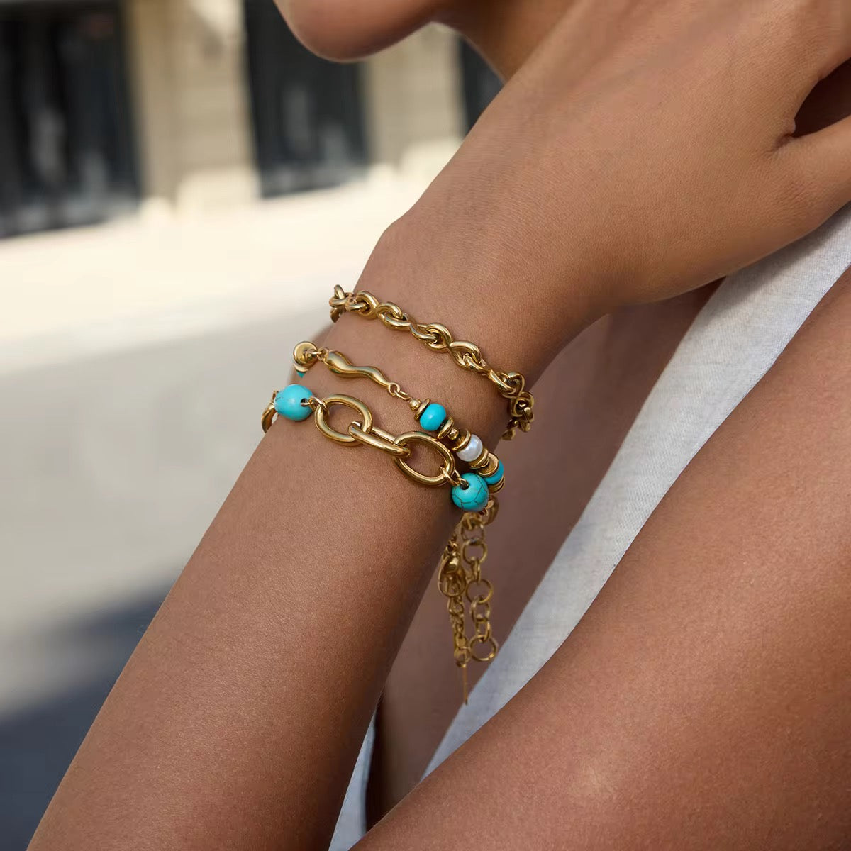 Blue Boho Bracelets-2 Options