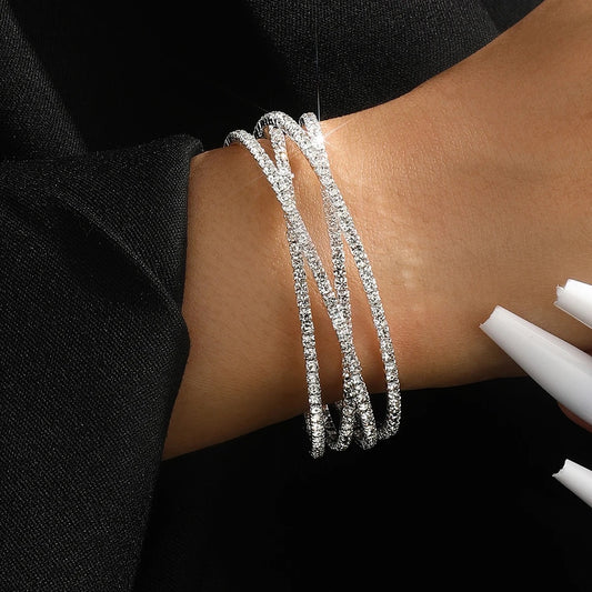Silver Adjustable Kada Bracelet