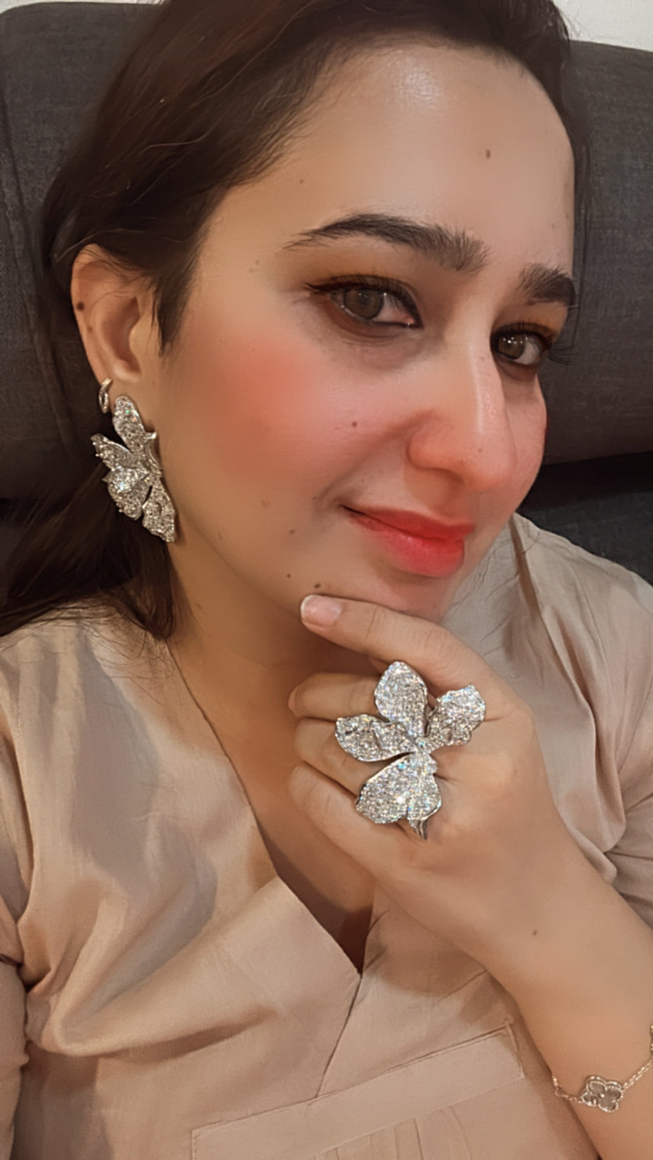 Ultimate Diamond Orchid Ring