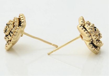 Rose F&B Dangler Earrings