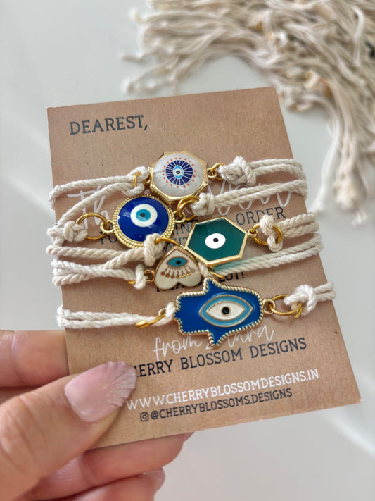Evil Eye & Kids Rakhi Bracelets-5 Options