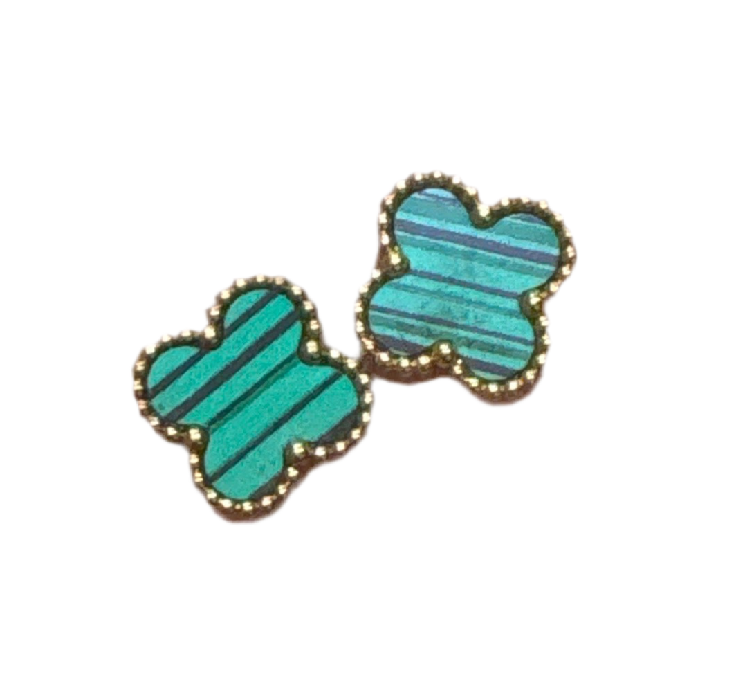Clover Gold Studs