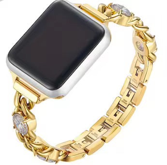 Metal Solitaire Apple Watch Straps/ Bands-3 Colors