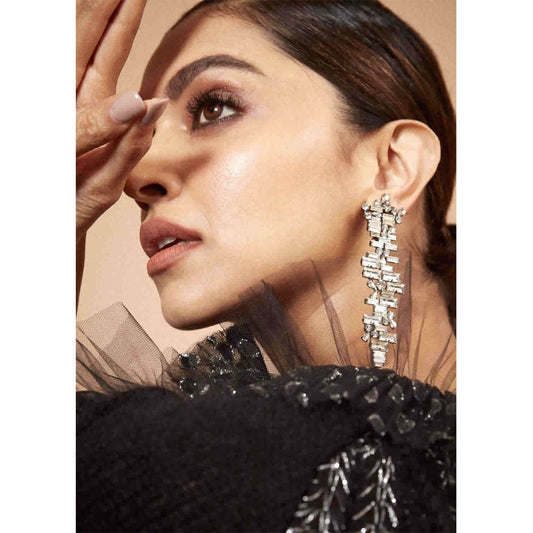 Deepika Earrings-Silver