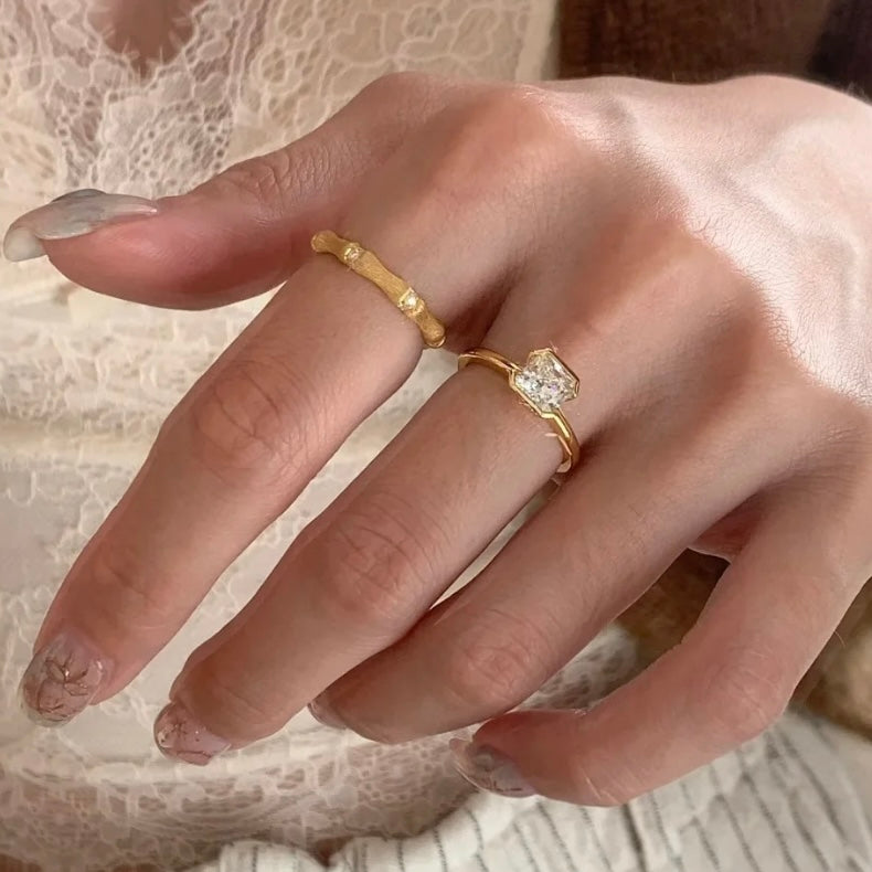 Solitaire SS Rings- 2 Styles