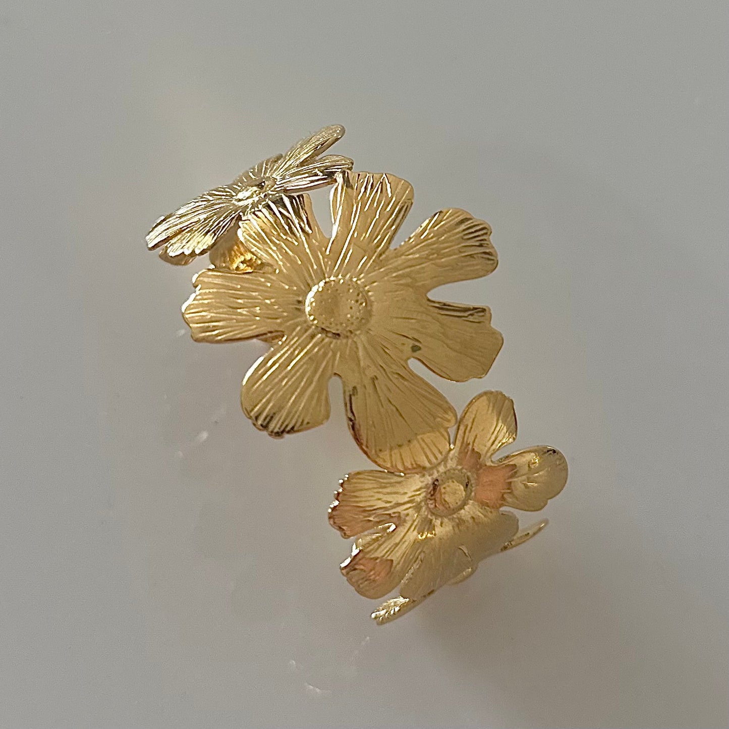 Flower Knows Adjustable Gold Kadas- 3 Designs
