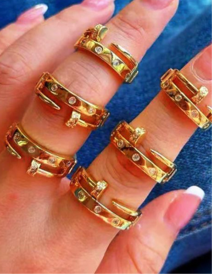 Nail SS Double Ring