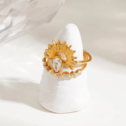 Sunshine 3 Ring Set-Size7/8