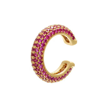 Studded Ring Ear Cuffs-5 Colours
