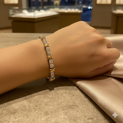 Signature X Luxe Choker Necklace & Earrings Det