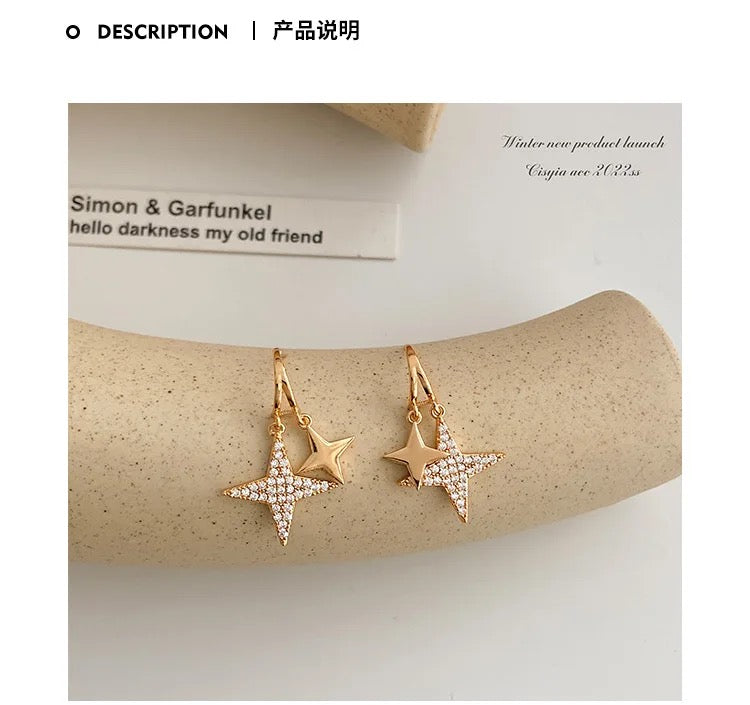 Constellation Star Dangler Earrings