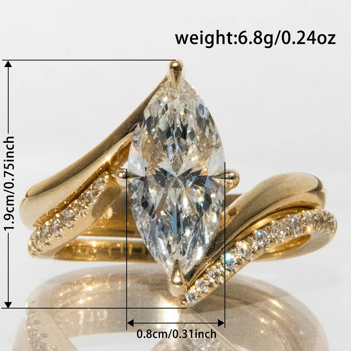 Nova Marquise Ring Set