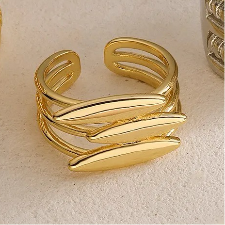 Three Stack Gold Ring