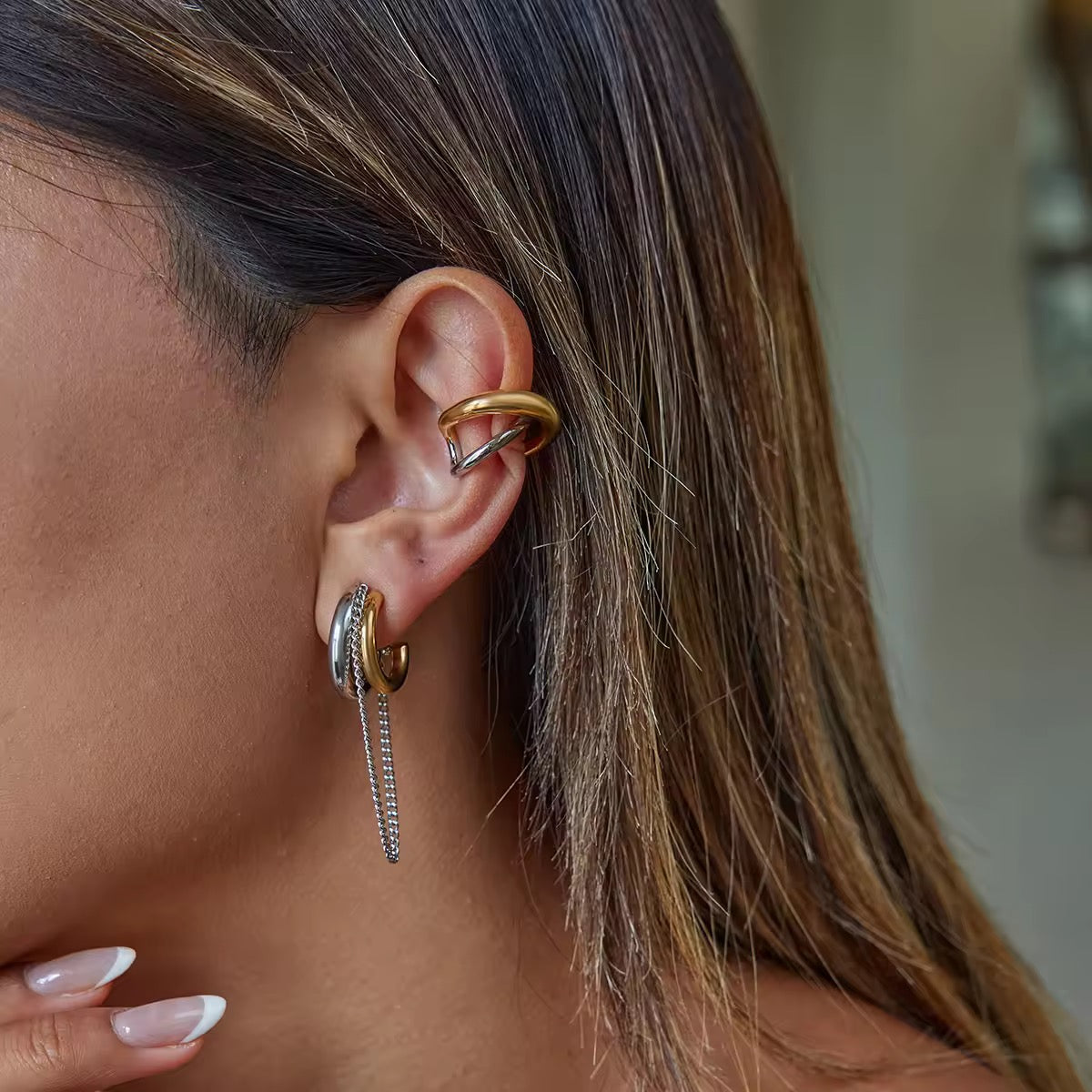Solid SS Ear Cuffs