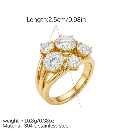 Heirloom Bloom Solitaire Ring-Gold