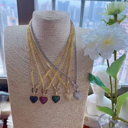 Heart Studded Executives Necklace