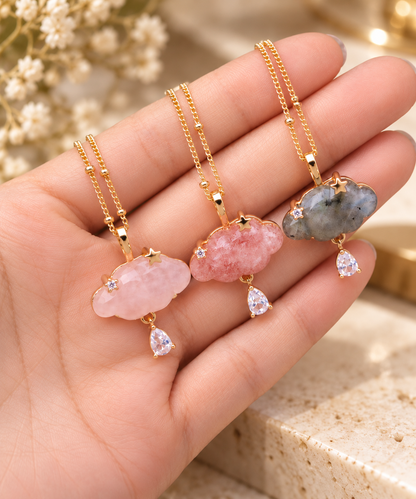 Blush Cloud Necklace-5 Colors