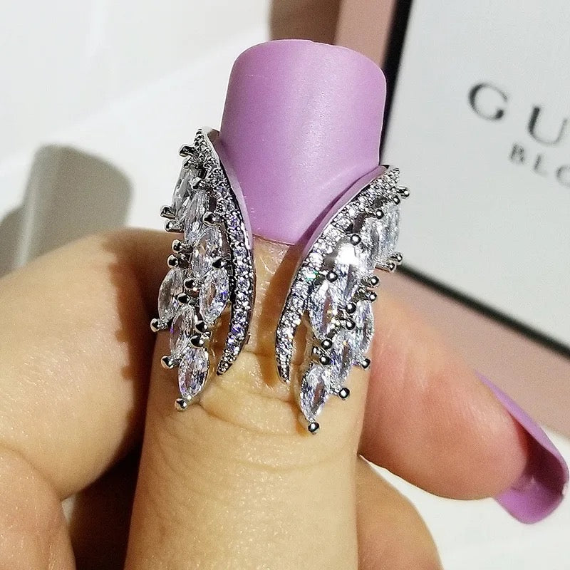 Medusa Crown Ring-Silver
