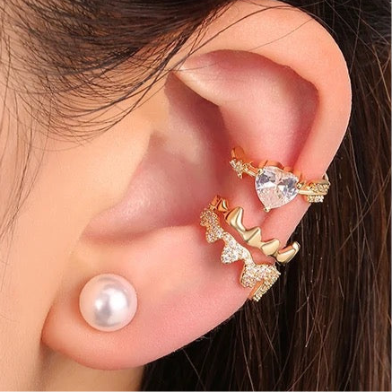 Tiny New Ear Cuff Earrings-Single Piece