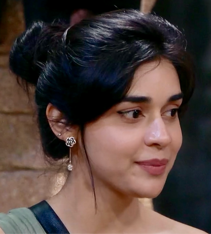 Rose F&B Dangler Earrings