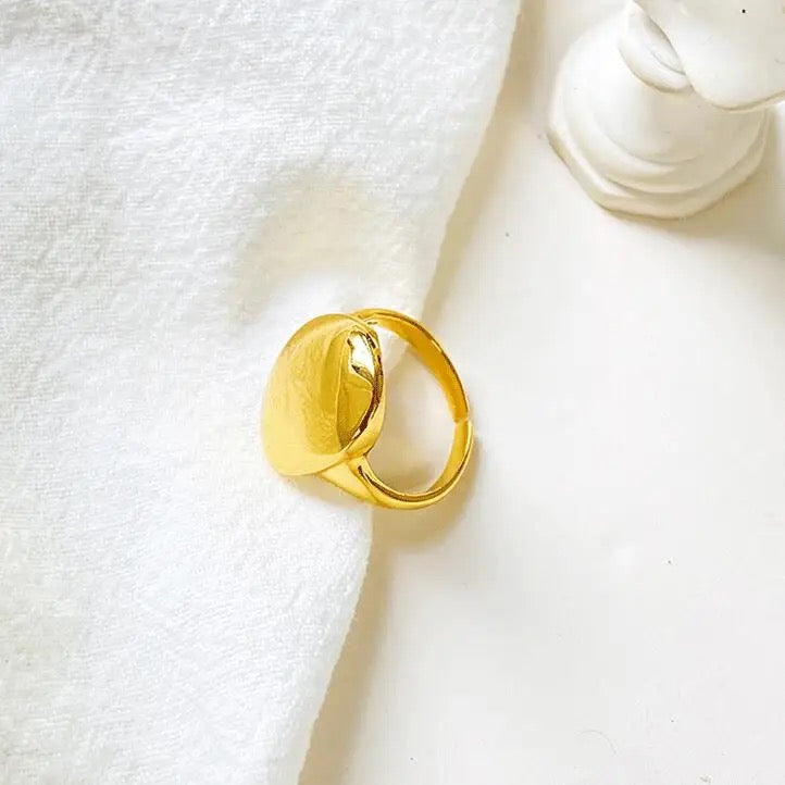 Oval Chunky SS Ring