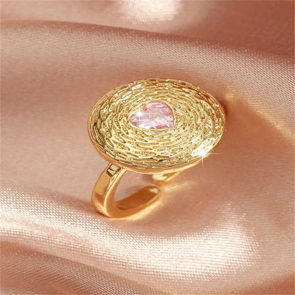 Hammer heart Rings-3 Colors