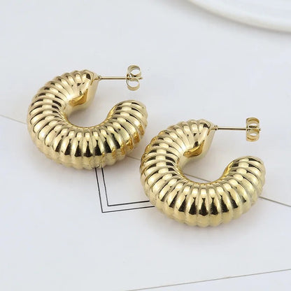 Chunky Round Hoops