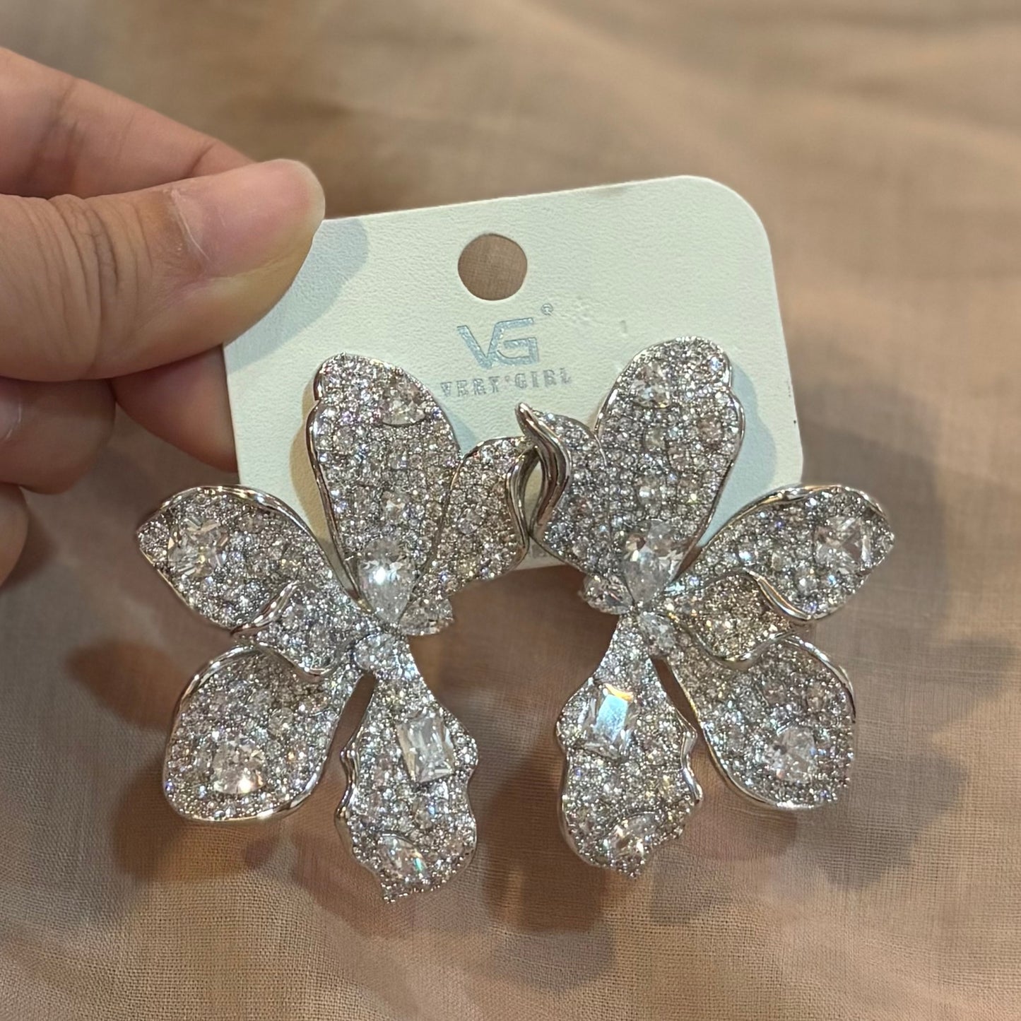 Ultimate Diamond Orchid Earrings