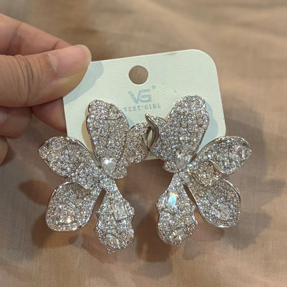 Ultimate Diamond Orchid Earrings