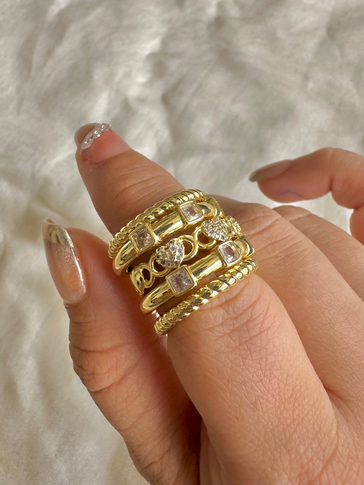 5 Stack Detachable Ring-3 Styles