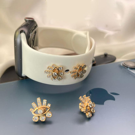 Evil Eye Watch Band Botton Charm